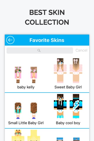 Baby Skins for Minecraft PE screenshot 2