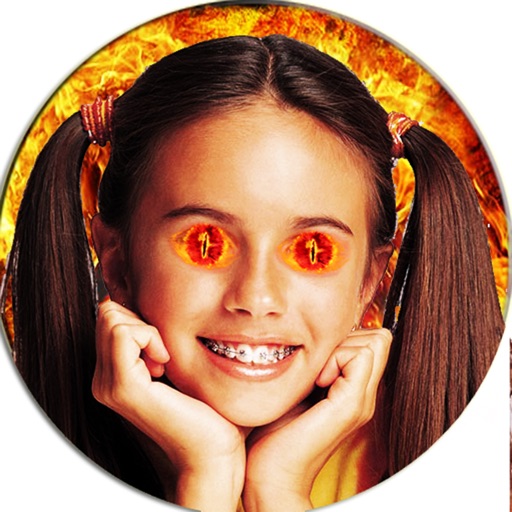 Demon Eyes Prank Fire icon