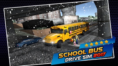 Winter school bus simulator - snow bus parking 3D 1.0.1 IOS -