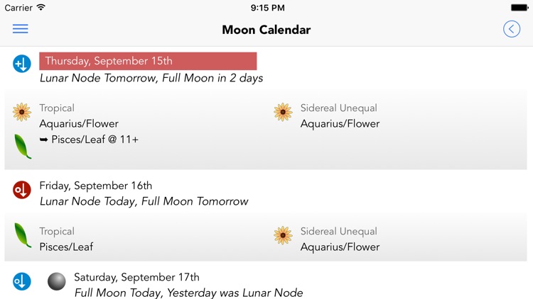 Garden Augur - Moon Calendar