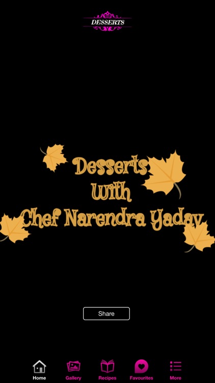 Taste Of Desserts With Chef Narendra Yadav