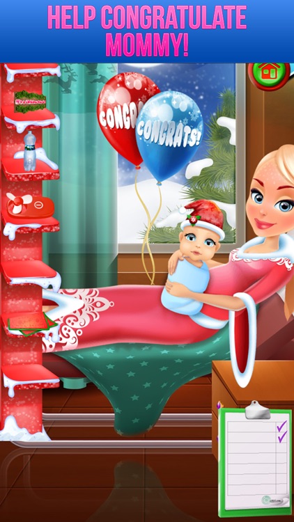 Mommy Christmas Baby - Holiday Salon & Kids Games screenshot-3