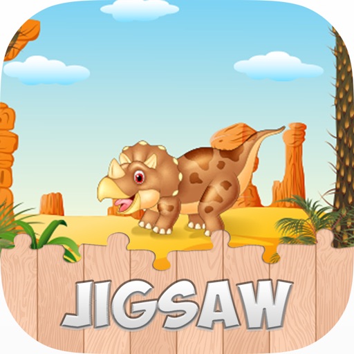 Dino Puzzle Jigsaw HD Games For Toddlers & Kids iOS App