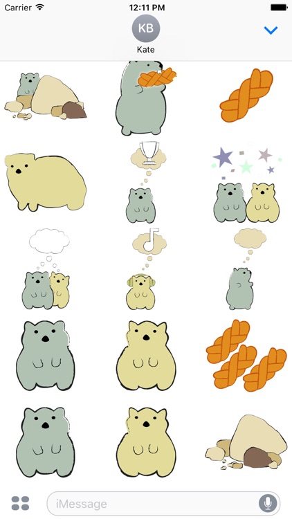 Dassies 4X Stickers