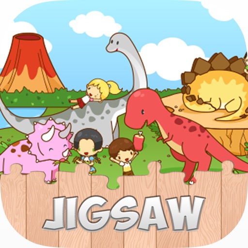 Dinosaur Puzzle Jigsaw Games For Preschool Toddler iOS App
