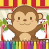 Monkeys Coloring Fun for kids the Third Edition