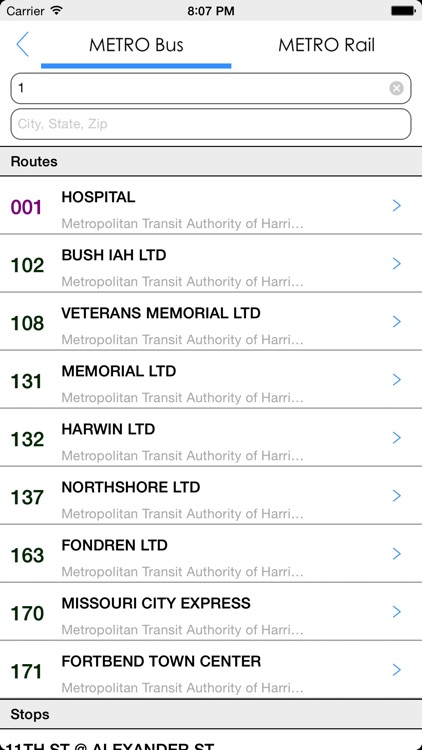 Transit Tracker - Houston (METRO) screenshot-4