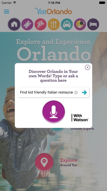 The Visit Orlando Destination App