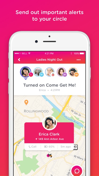 bthere - messaging & location sharing for friends screenshot-4