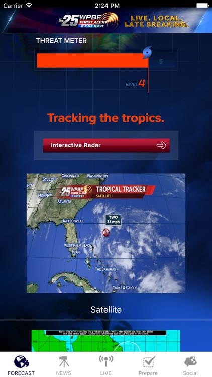 WPBF 25 Hurricane Tracker