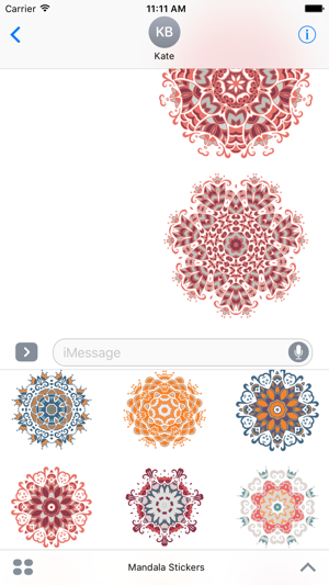 Mandala Stickers For iMessage