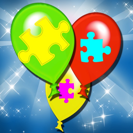 Balloons And Puzzle Learn Colors Icon