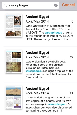 Ancient Egypt Magazine screenshot 4