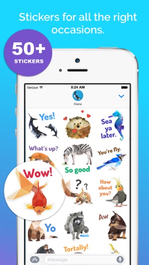 Diana's Animals Stickers