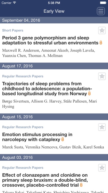 Journal of Sleep Research