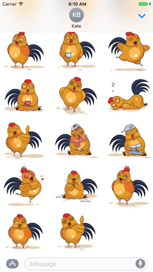 Sticker Me: Funny Chicken