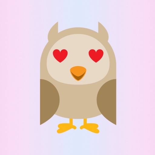 Simple owl emojis - Fx Sticker icon