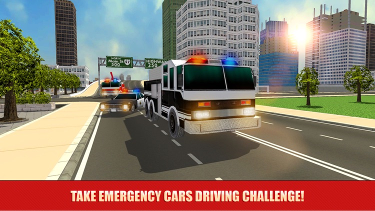 911 Emergency Car Racing Challenge 3D