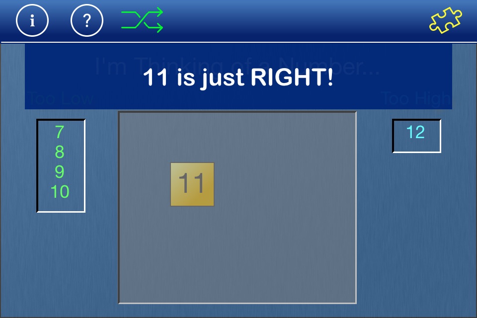 Thinking of a Number screenshot 4