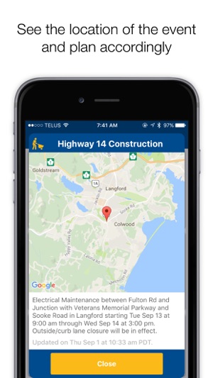 BCHighways - Road conditions & web cams of BC(圖2)-速報App