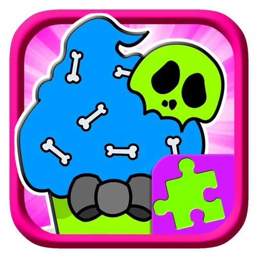 Mini Zombie Cup Cake Jigsaw Puzzle Game Junior iOS App