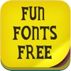 Colorful Fun Fonts on Mobile Edition