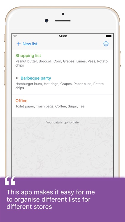 Buy Me a Pie! - Grocery Shopping List for Family screenshot-3