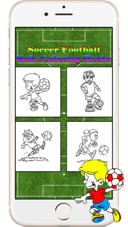 Soccer Football Kids Coloring Books Games for Kids screenshot-3