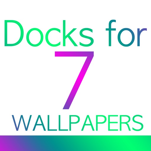 Docks for 7 Wallpapers - Dock and Status bar color wallpaper overlays iOS App