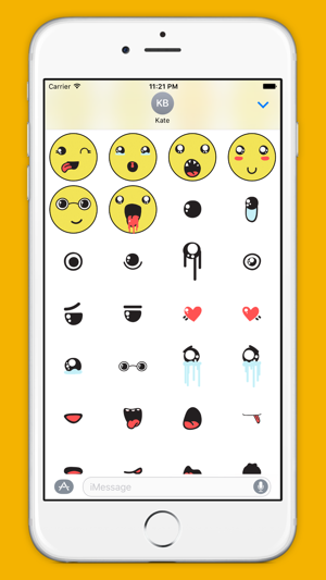 Weird Mood Face Stickers(圖2)-速報App