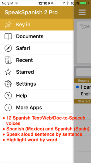 SpeakSpanish 2 FREE (12 Spanish Text-to-Speech)(圖1)-速報App