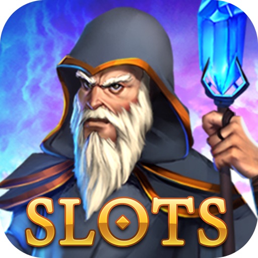 SLOTS! Jackpot Wizard: Magic Merlin Slot Machines Icon