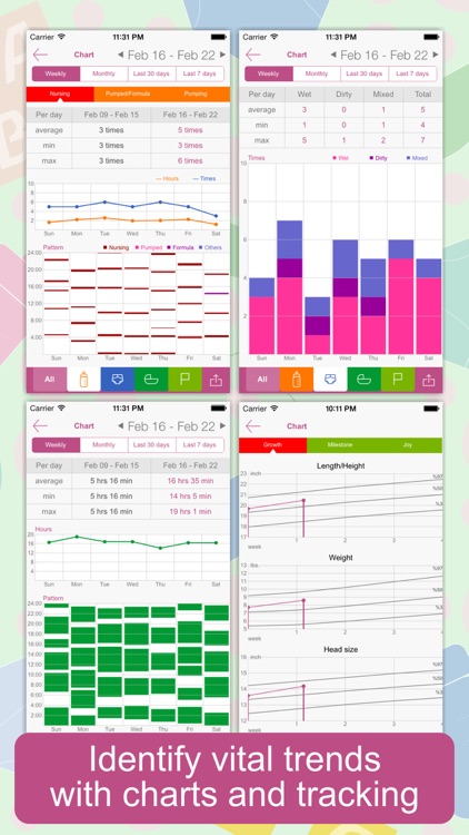 Baby Tracker Pro (Feed timer, sleep, diaper log) screenshot-3