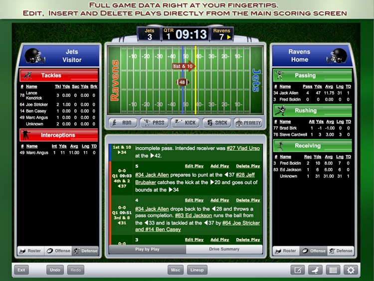 iScore Football Scorekeeper by Sports Illustrated Play LLC