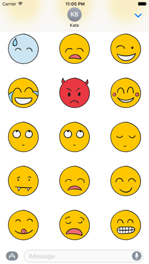 Smiley Stickers for iMessage - emoji,emoticon,icon(圖2)-速報App