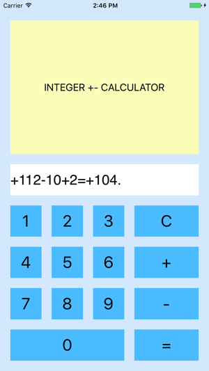 IntegerPlusMinusCalculator(圖1)-速報App