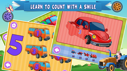 How to cancel & delete Trucks World Count and Touch- Toddler Counting 123 for Kids from iphone & ipad 4