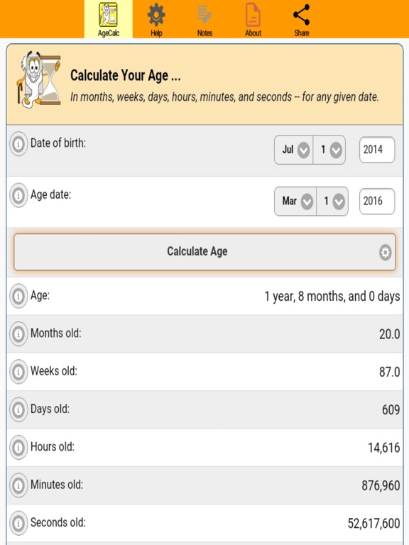 【图】Age Calculator birthday anniversary events(截图3) 【图】Age Calculator birthday anniversary events(截图3)
