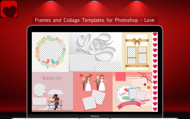 Frames and Collage Templates for Photosh
