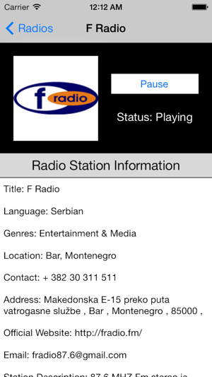 Montenegro Radio Live Player (Montenegrin)(圖4)-速報App