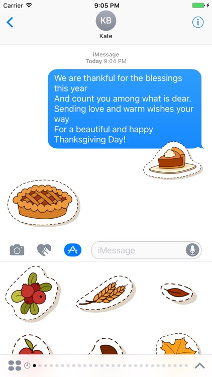 Thanksgiving Day Sticker for iMessage #3