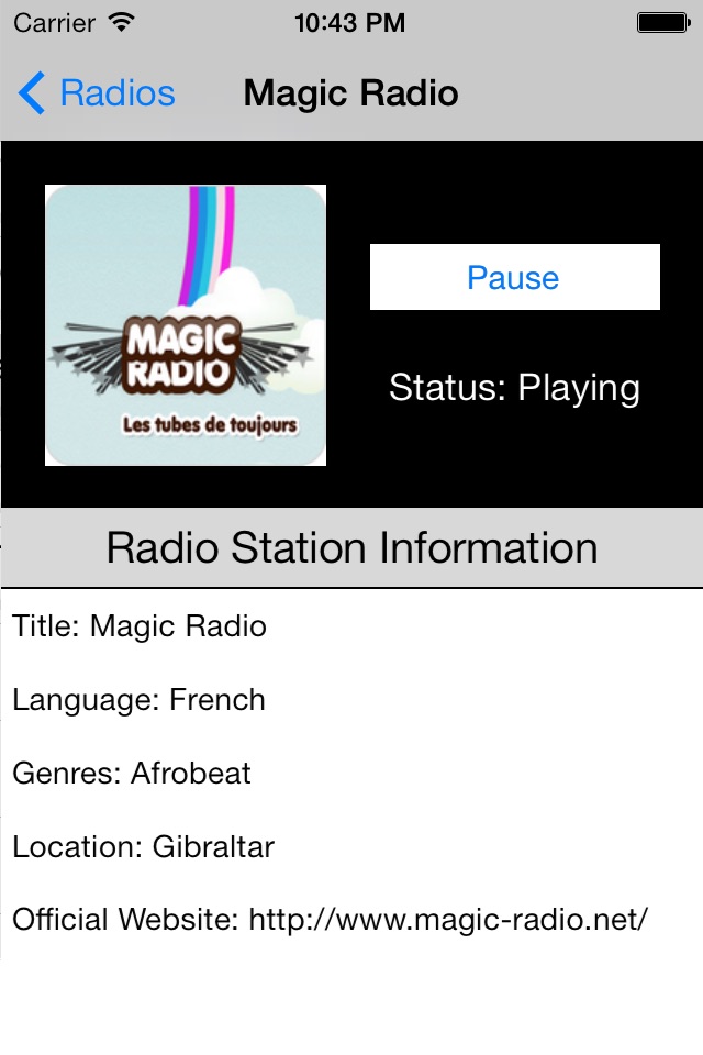 Gibraltar Radio Live Player screenshot 4