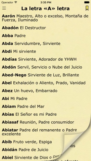 Nombres Biblicos y su Significado - Bibl