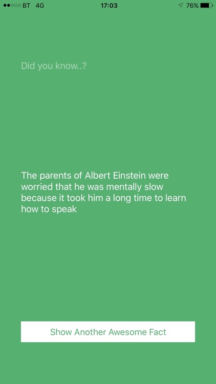 Little Known Facts