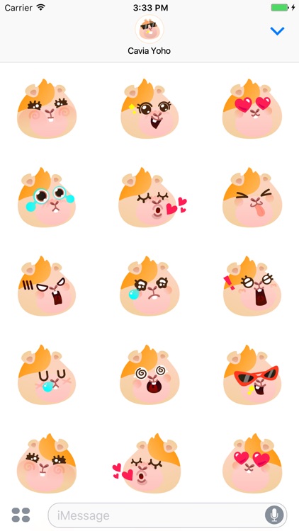 Cavia Oho Stickers