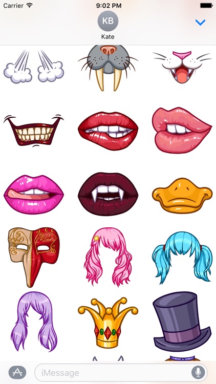 Face Masks 2 Emoji Stickers - for iMessage