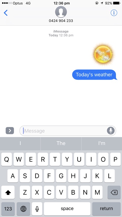 Weather Stickers for Message screenshot-3