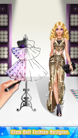 Glam Doll Fashion Designer - Dress Maker Game!(圖1)-速報App