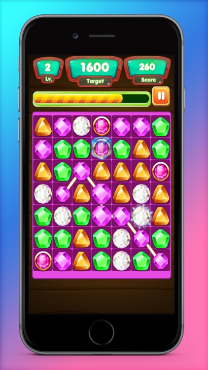 Jewels Link Puzzle Game - Awesome Jewel Mania