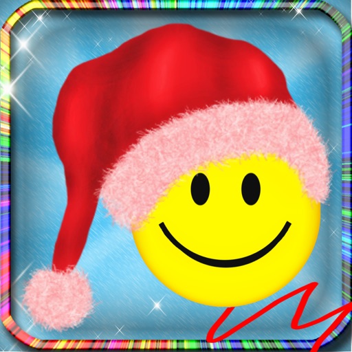 Christmas Paint Smily Draw Icon